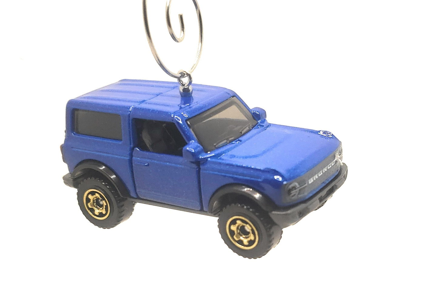 2021 Ford Bronco Dark Blue Christmas Ornament