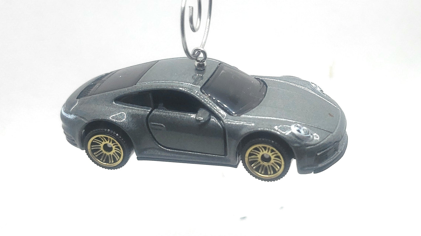 2020 Porsche 911 Carrera 4S Charcoal Gray Christmas Ornament