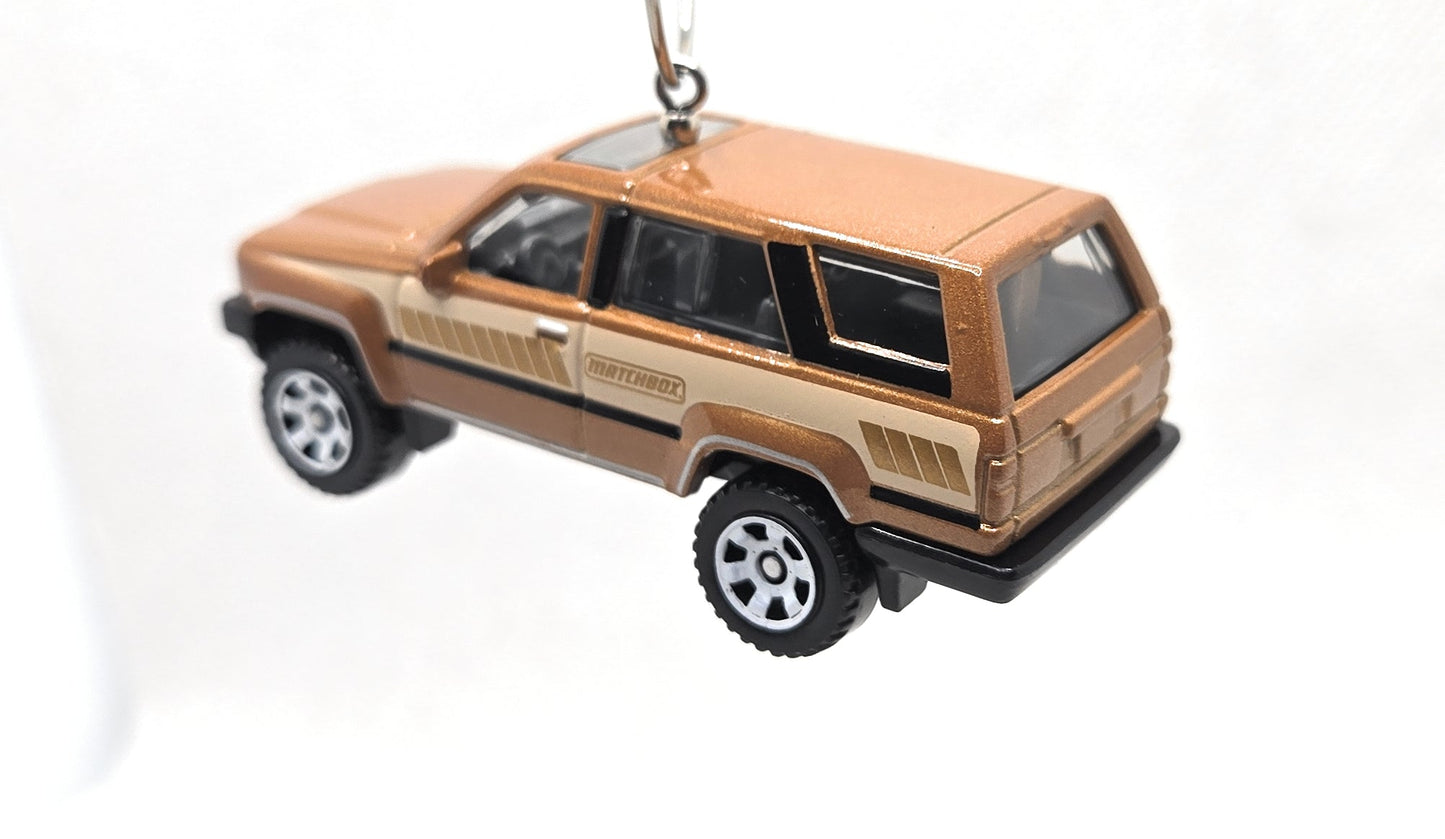 Toyota 4Runner Brown Christmas Ornament