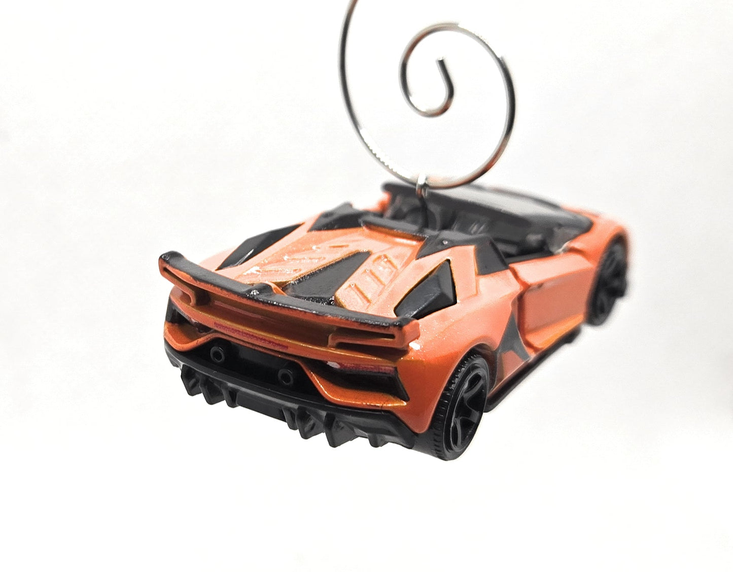 2019 Lamborghini Aventador SVJ Orange Christmas Ornament