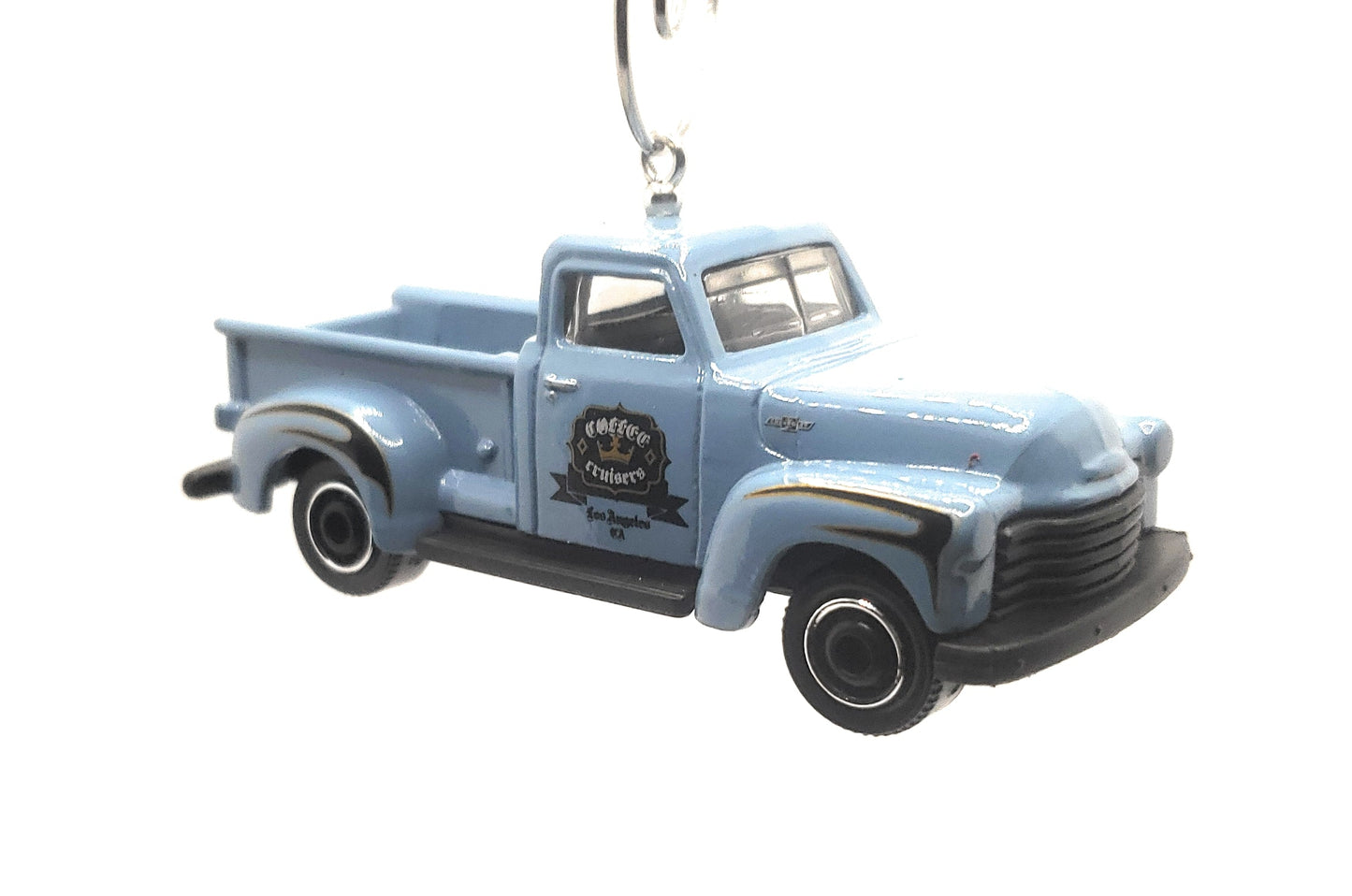 1947 Chevy AD 3100 Pickup Truck Blue Christmas Ornament