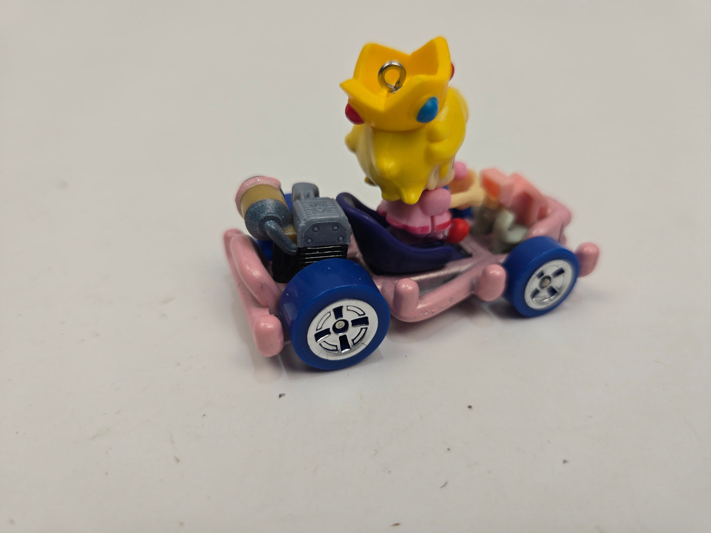 Mario Kart Princess Peach Pipe Frame Cart Christmas Ornament