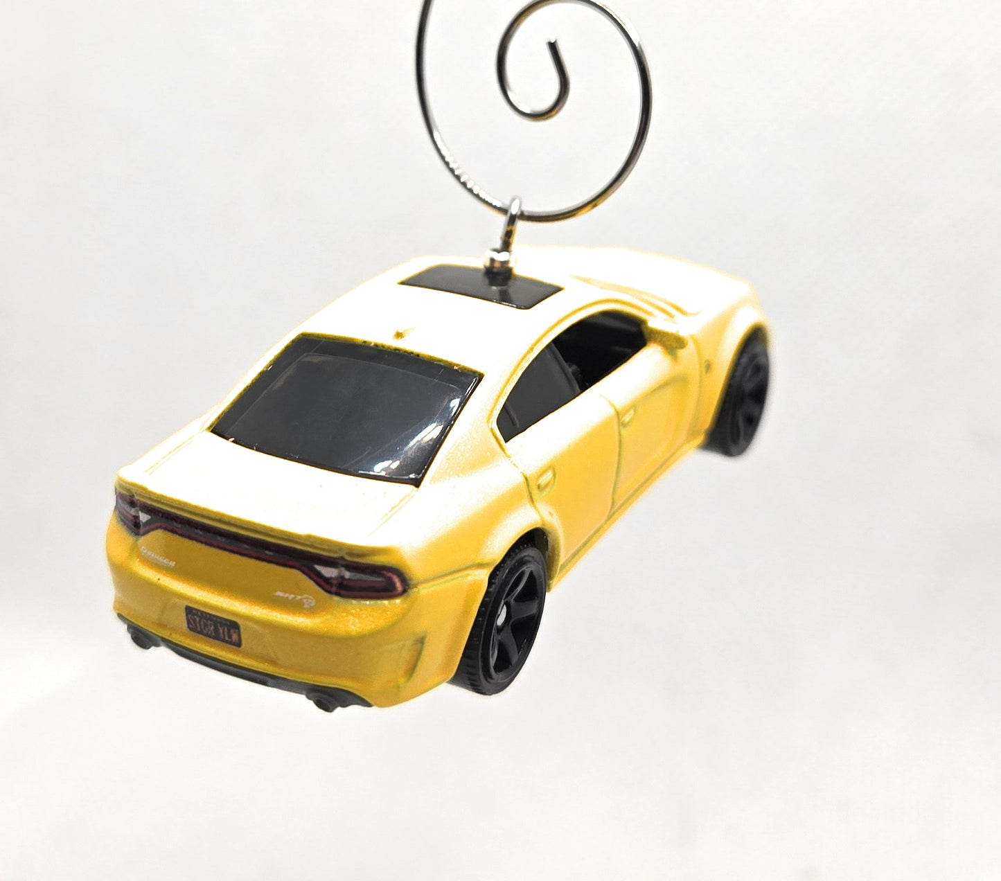 2020 Dodge Charger SRT Hellcat Yellow Christmas Ornament