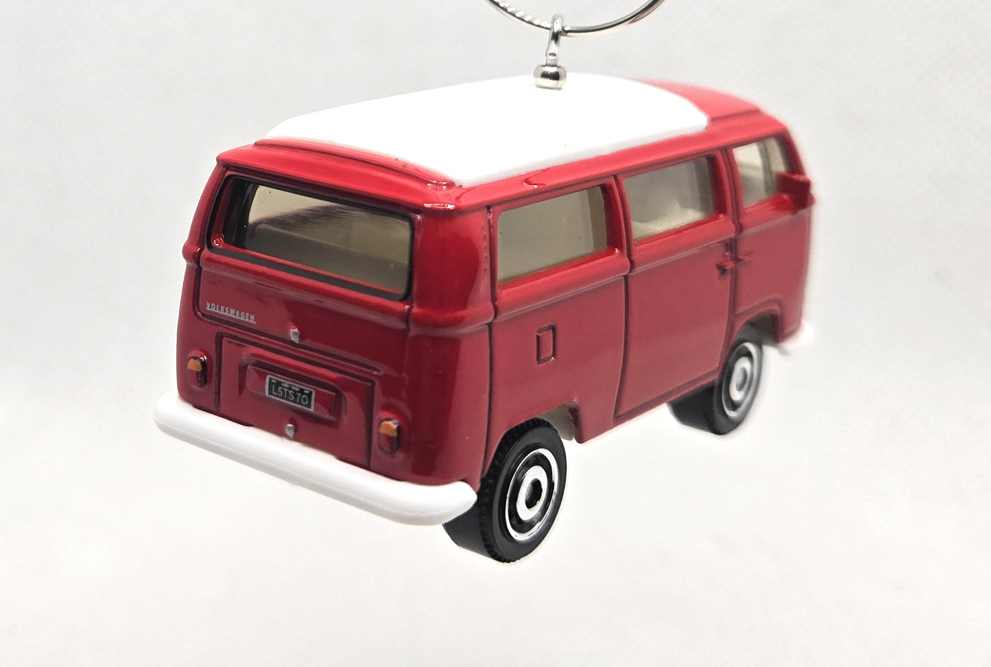1970 Volkswagen T2 Bus Red Christmas Ornament