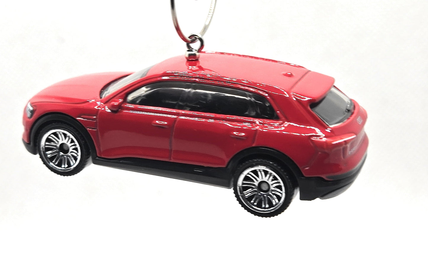Audi E-Tron Red Christmas Ornament