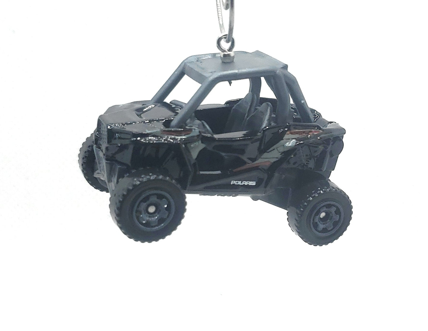 Polaris RZR Black Gray Christmas Ornament