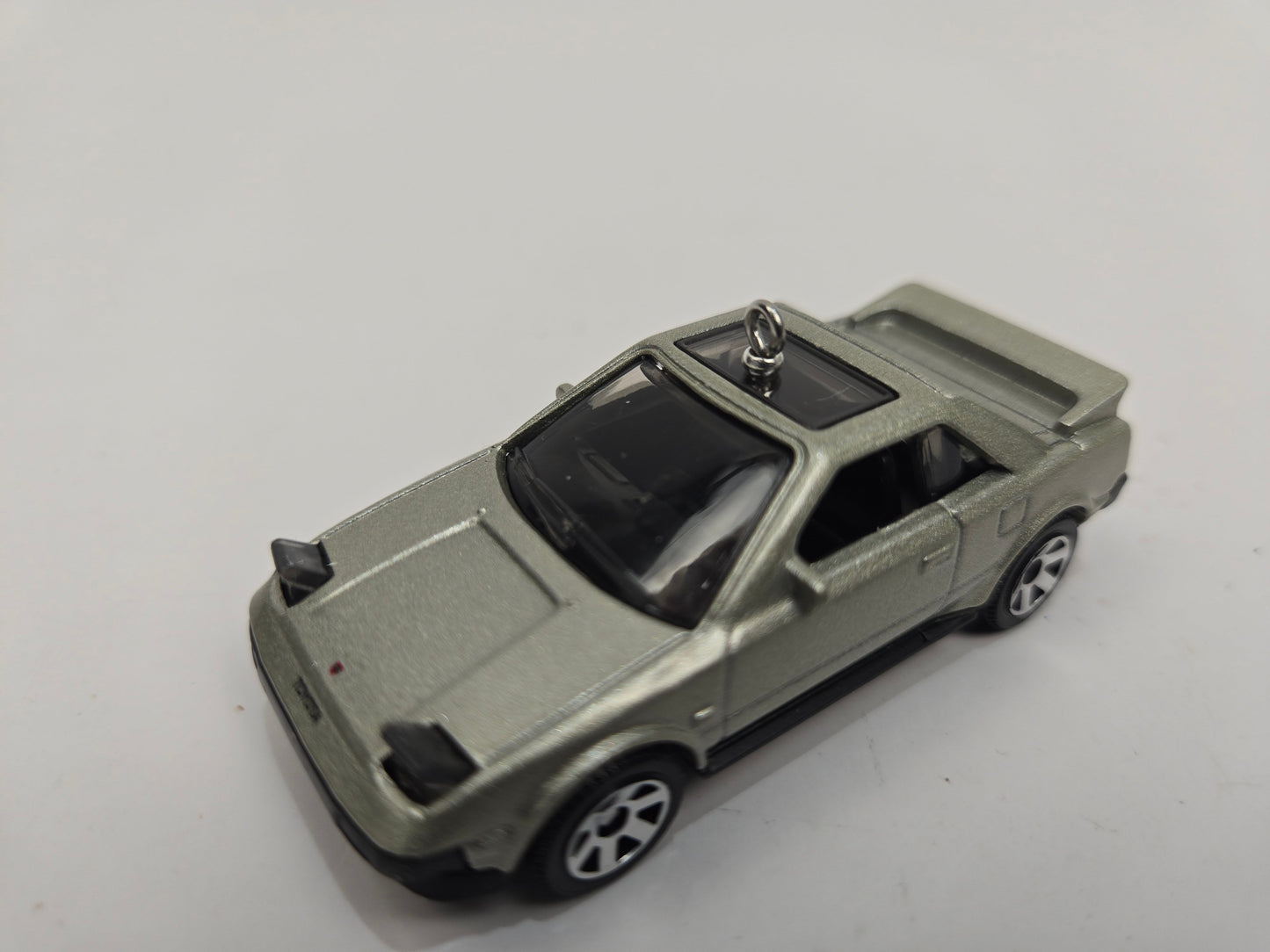 1984 Toyota MR2 Gray Silver Christmas Ornament