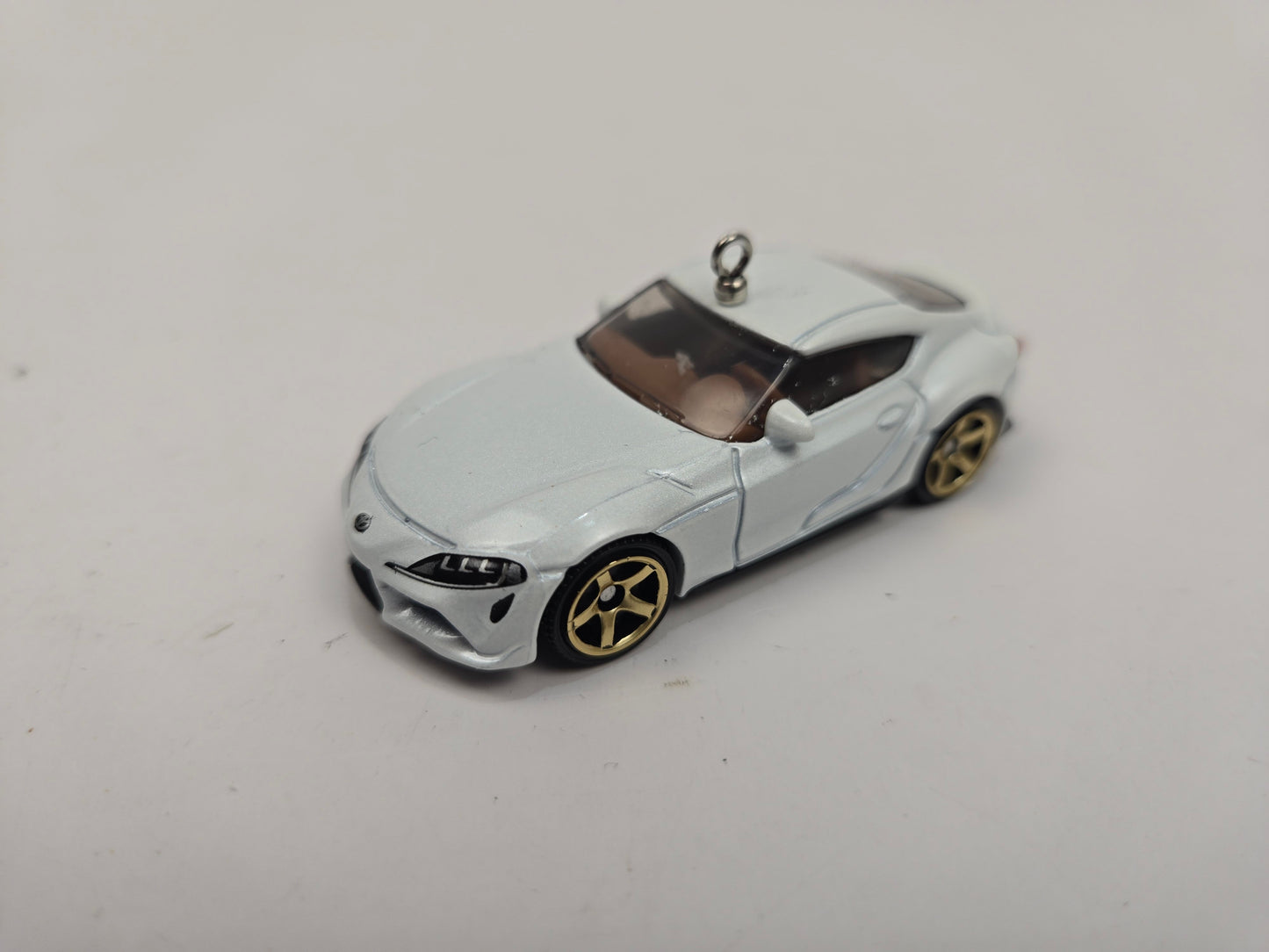 2023 Toyota GR Supra White Christmas Ornament