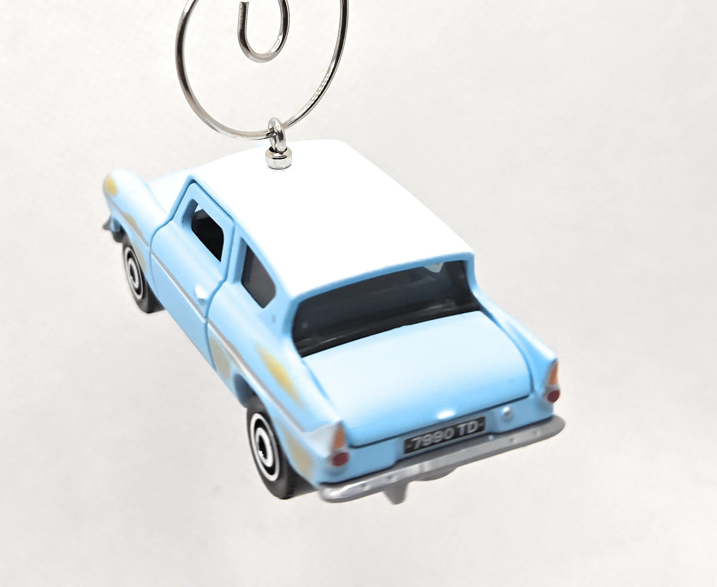 1962 Ford Anglia Blue Christmas Ornament