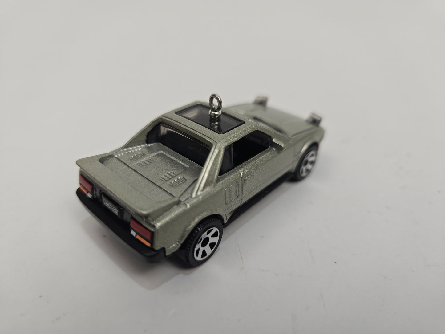 1984 Toyota MR2 Gray Silver Christmas Ornament