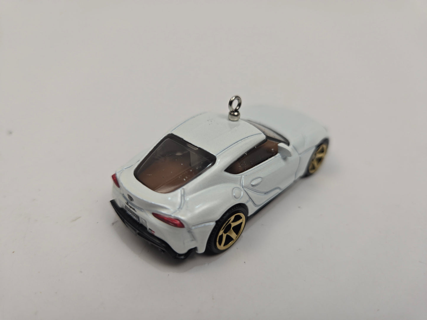 2023 Toyota GR Supra White Christmas Ornament