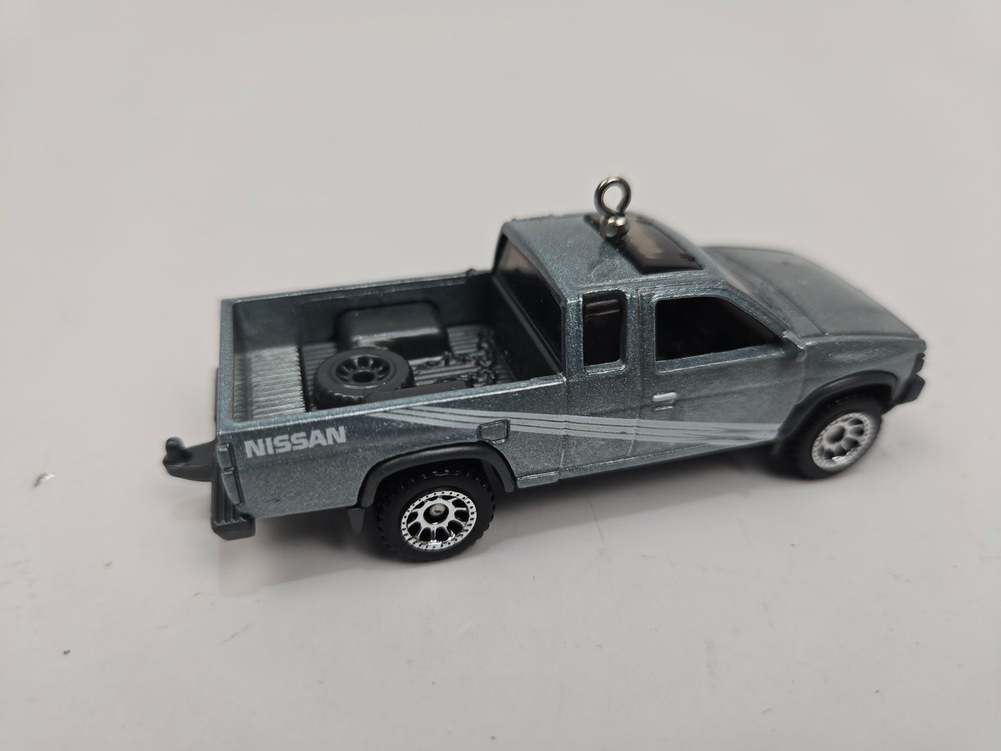 1995 Nissan Hardbody D21 Silver Christmas Ornament