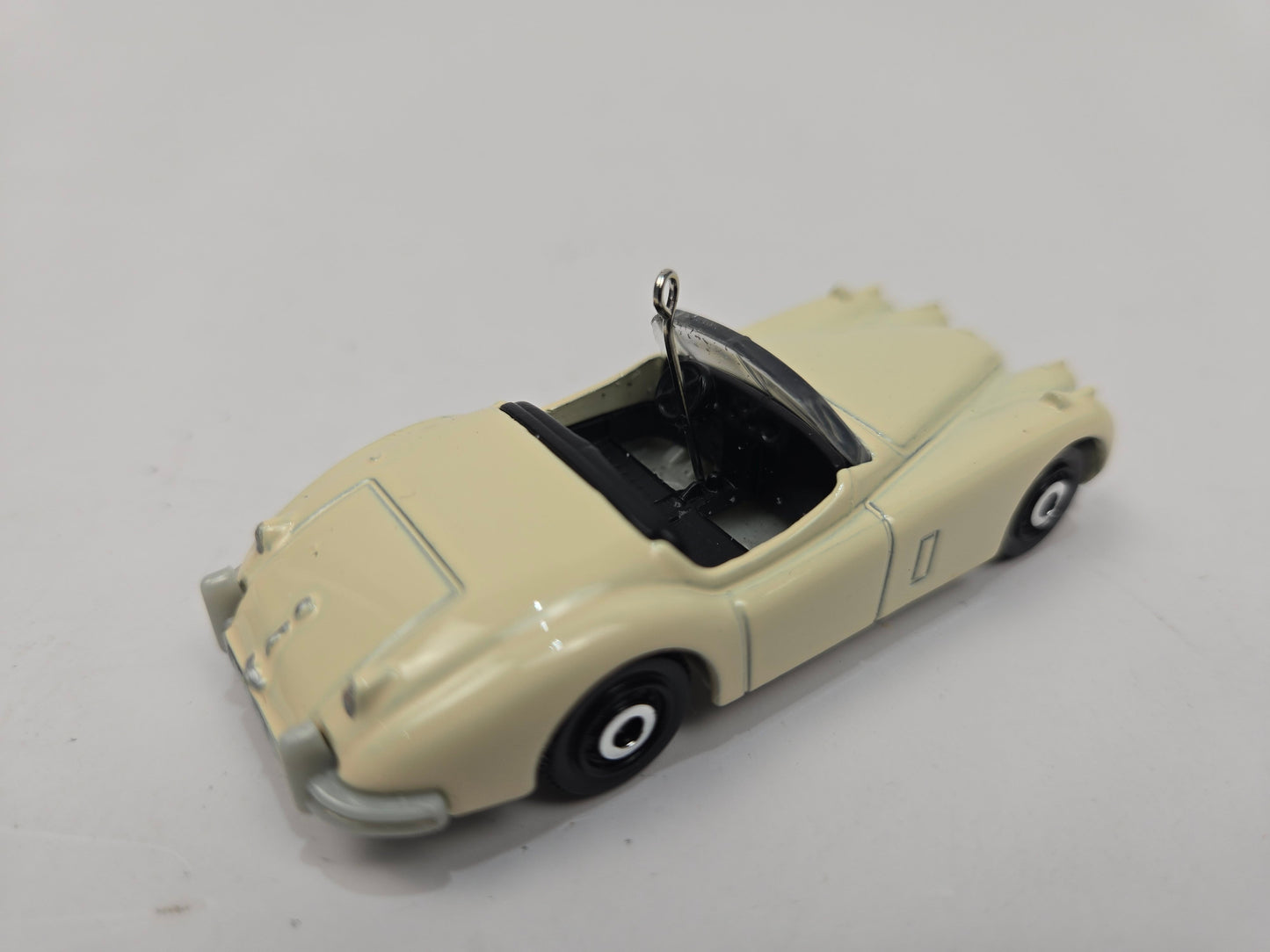 1956 Jaguar XK140 Roadster Cream Christmas Ornament