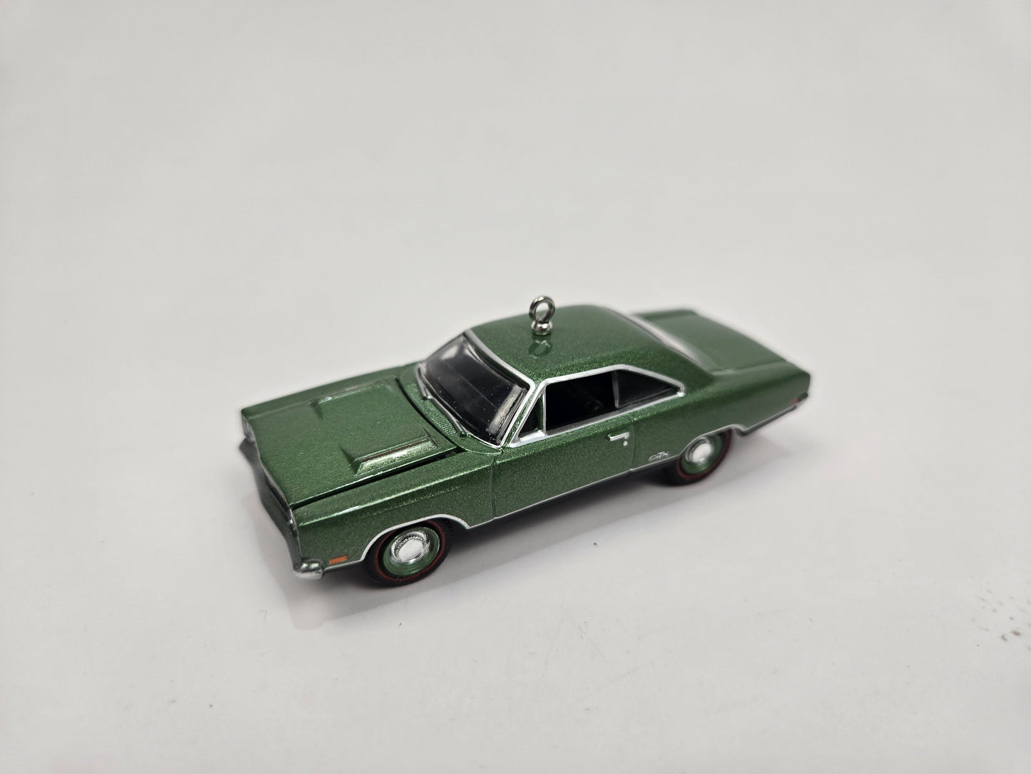 1969 Plymouth Hemi GTX Green Christmas Ornament