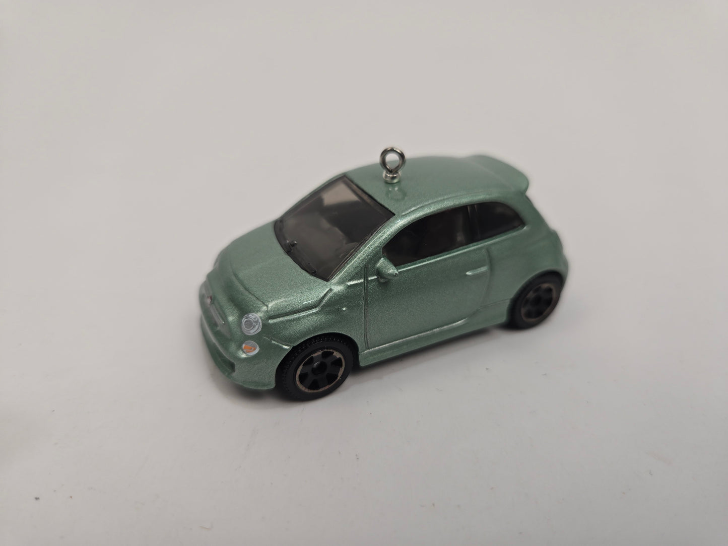 2019 Fiat 500 Turbo Green Christmas Ornament