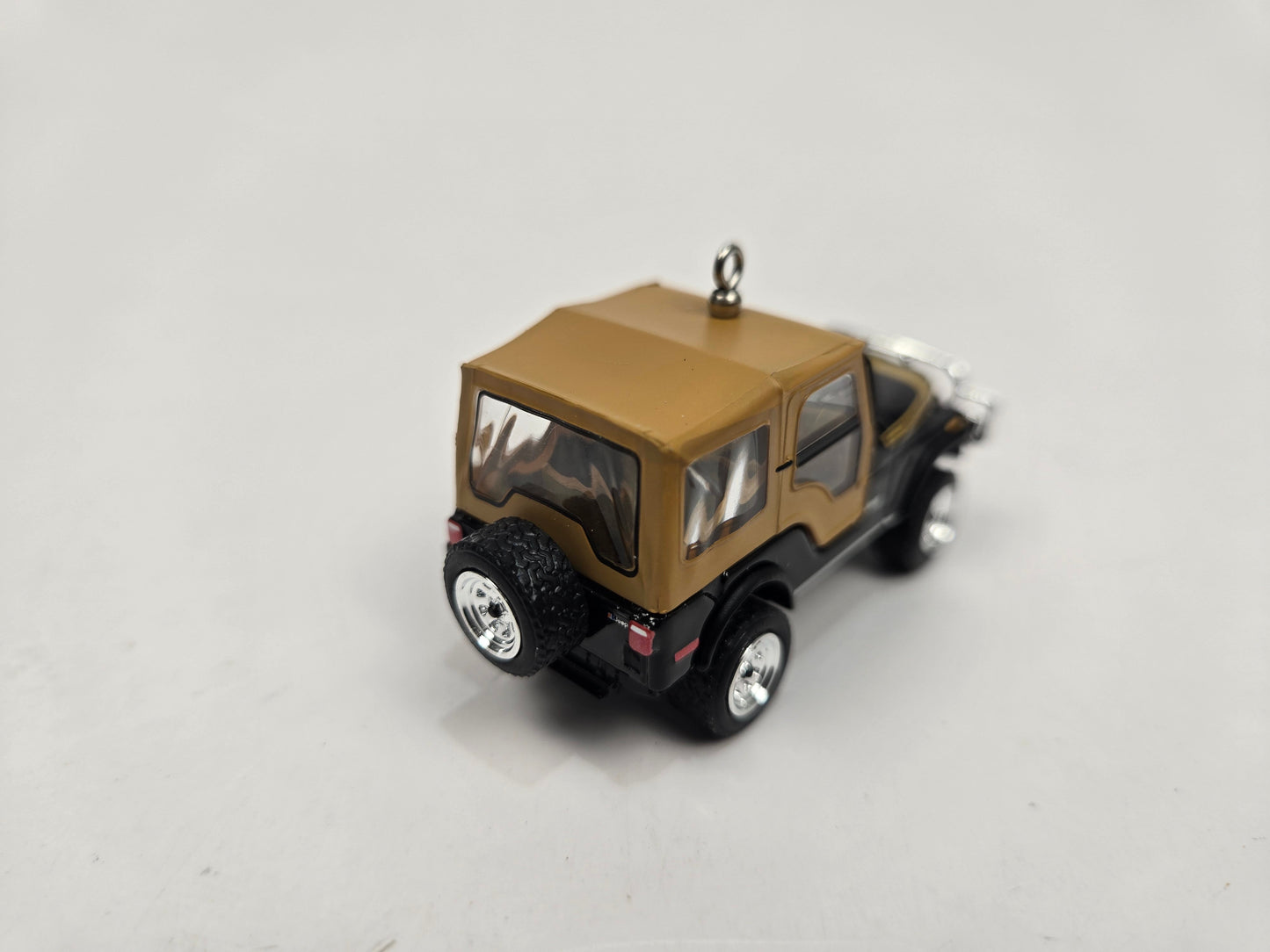 1976 Jeep CJ-5 Black Christmas Ornament