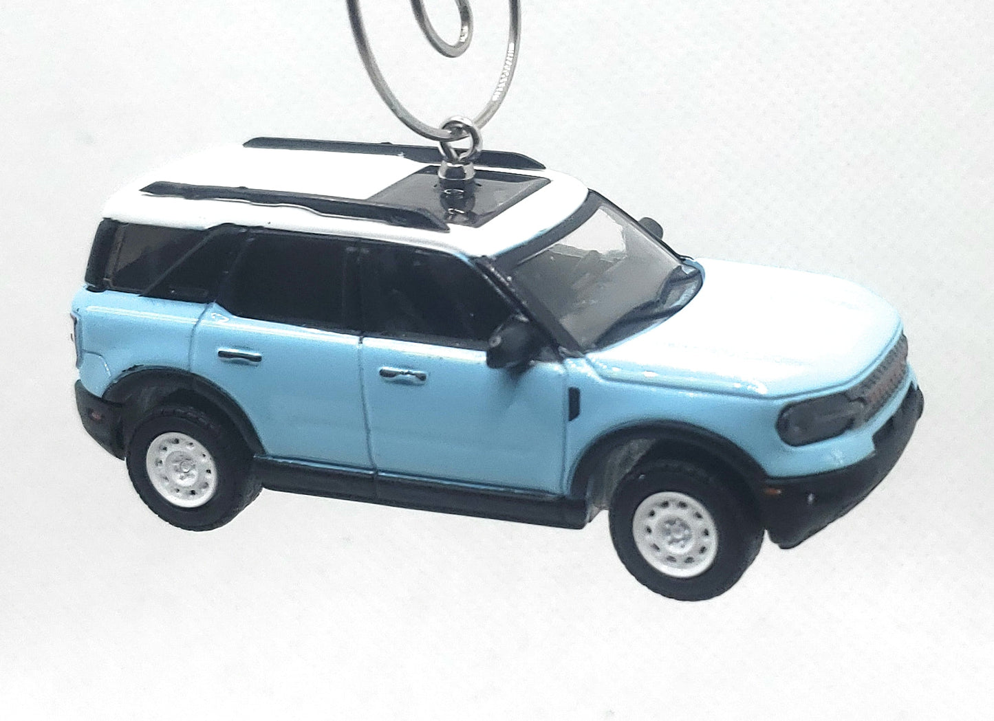 2023 Ford Bronco Sport Heritage Blue Christmas Ornament