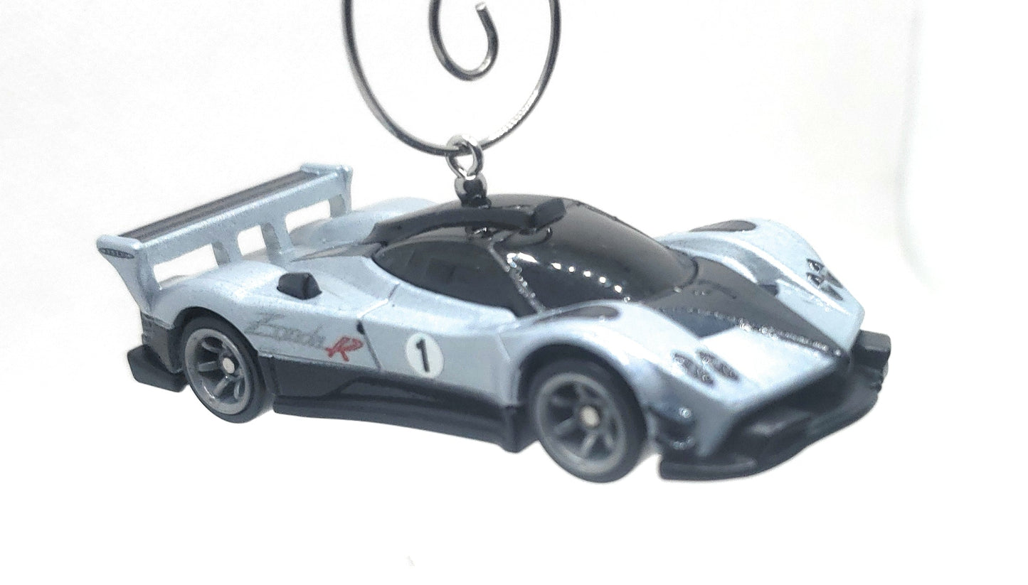 Pagani Xonda R Silver Black Christmas Ornament