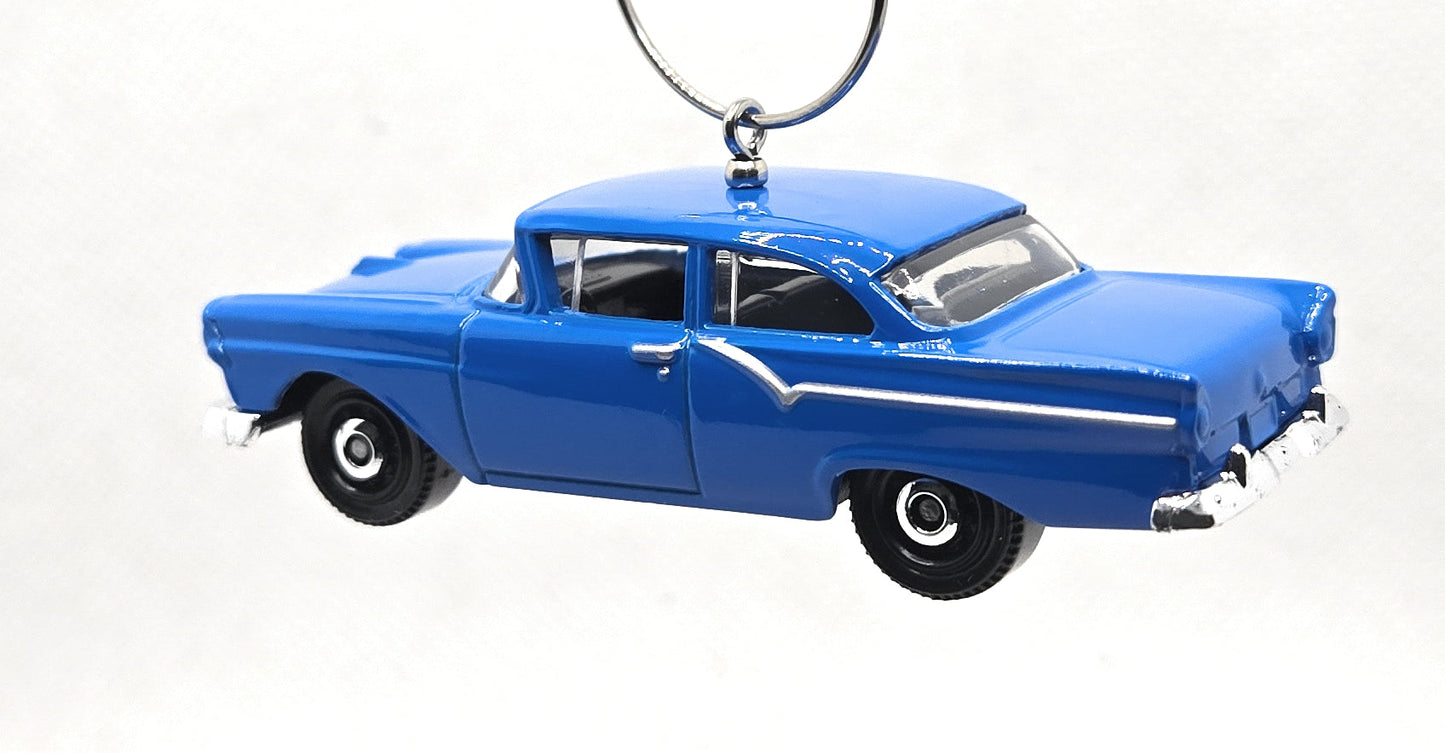 Ford Custom 300 Blue Christmas Ornament