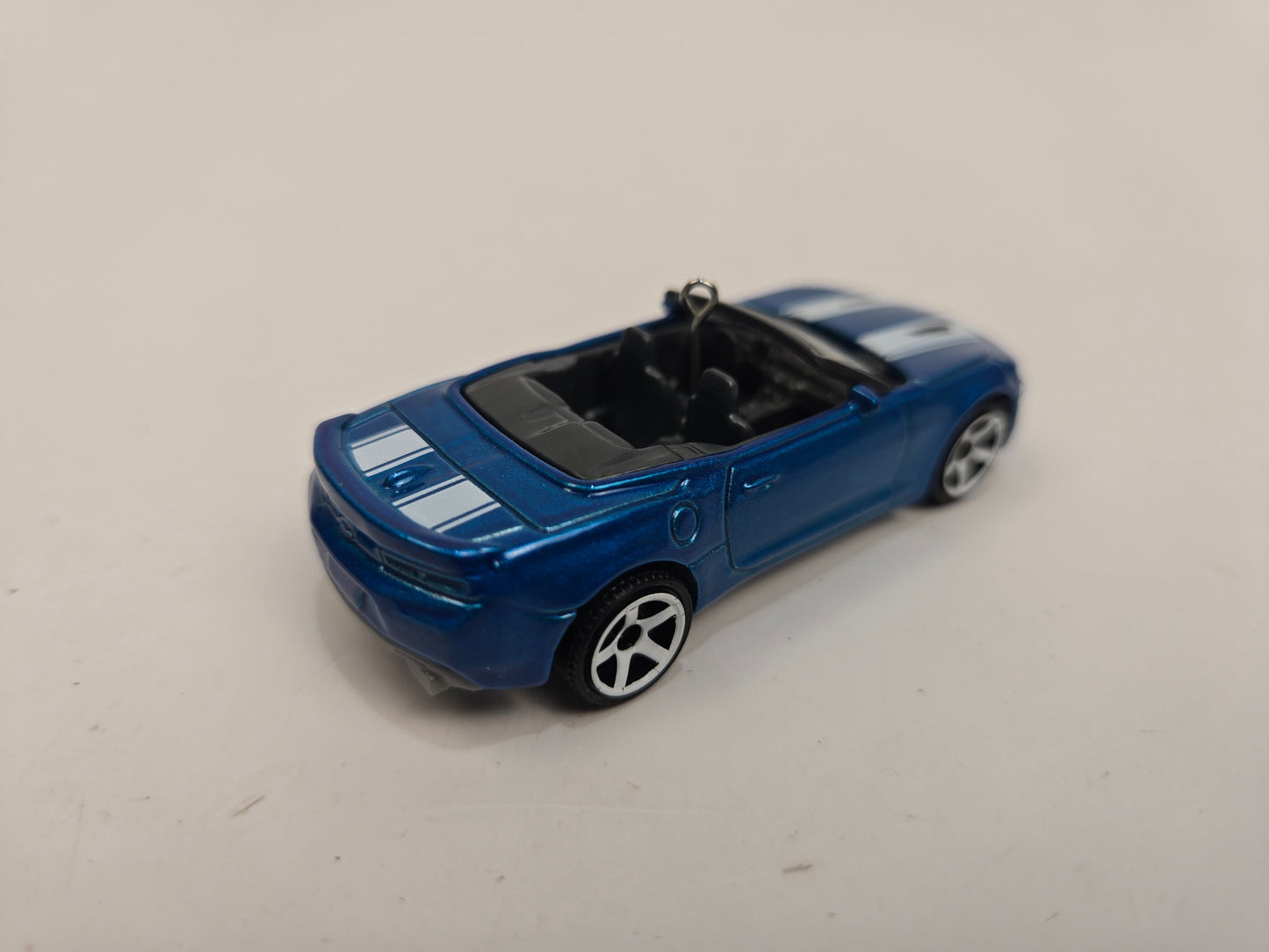 2016 Chevy Camaro Convertible Blue Christmas Ornament