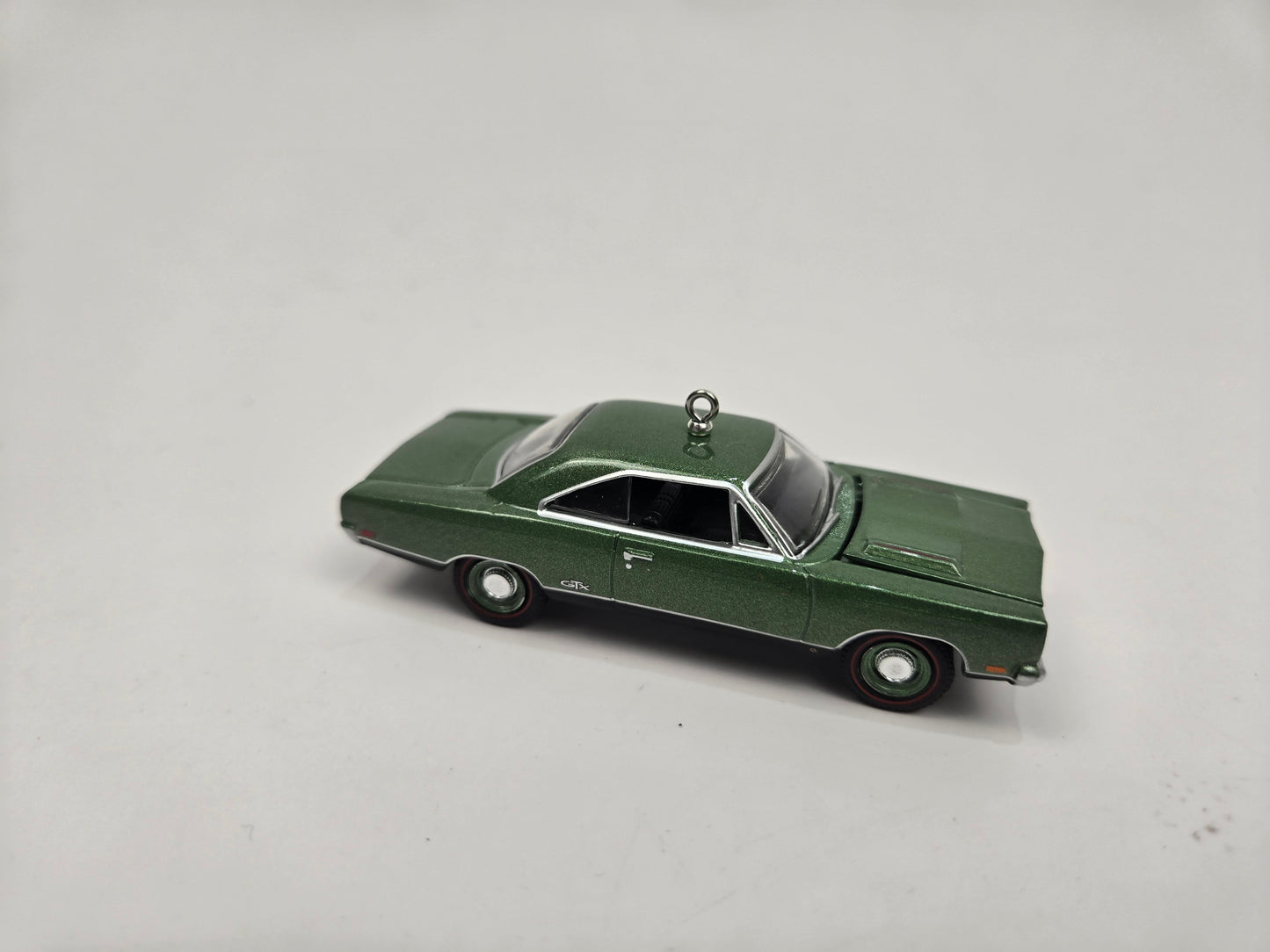 1969 Plymouth Hemi GTX Green Christmas Ornament