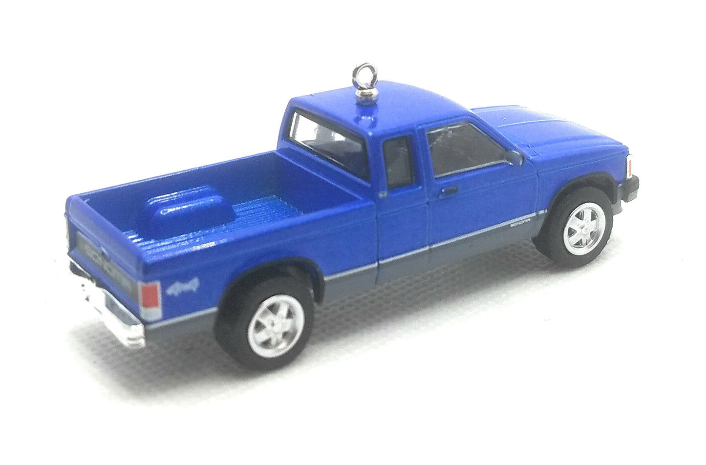Christmas Ornament for 1991 GMC Sonoma Pickup Truck Blue Gray