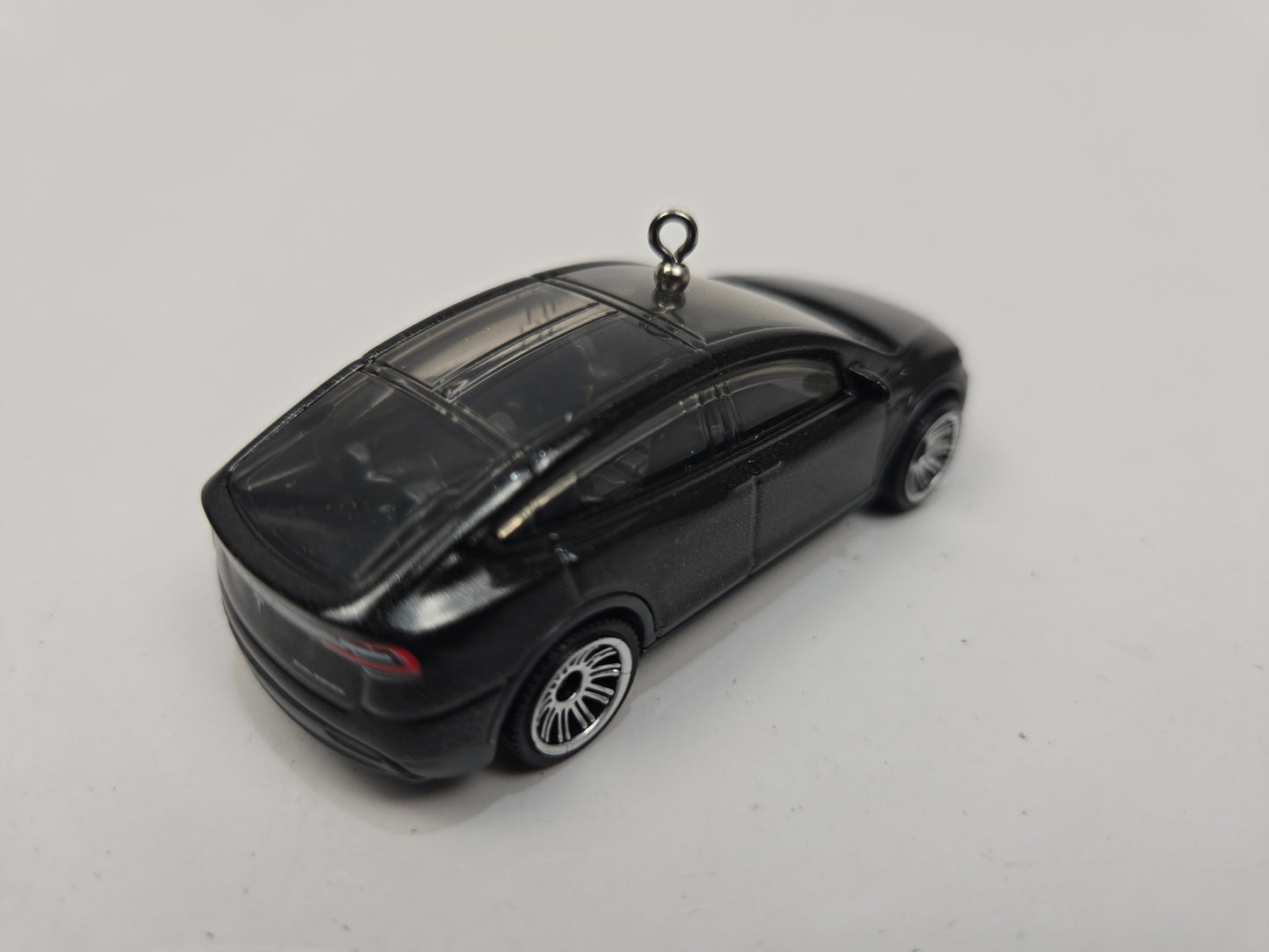 Tesla Model X Black Christmas Ornament