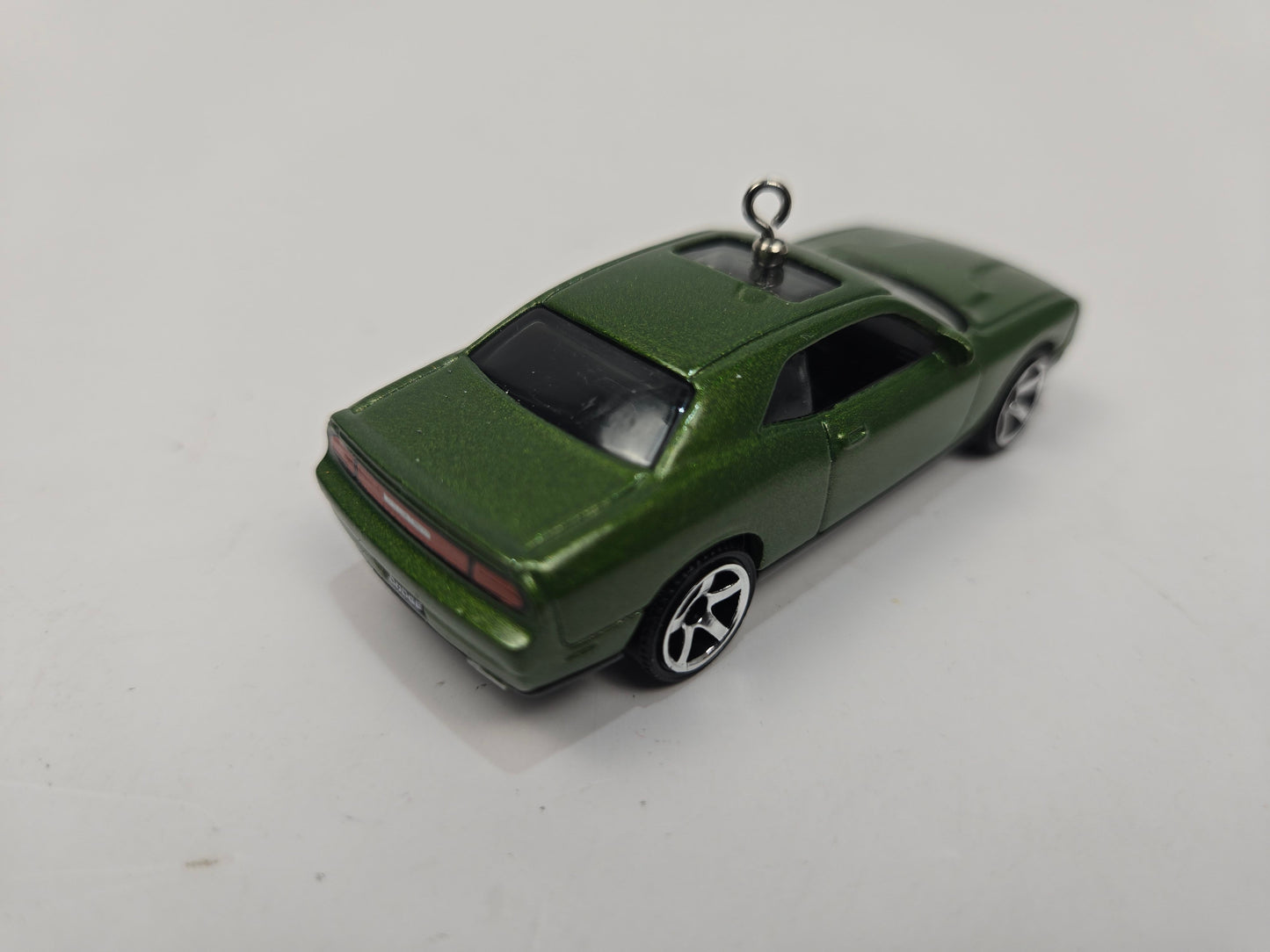Dodge Challenger SRT8 Green Christmas Ornament