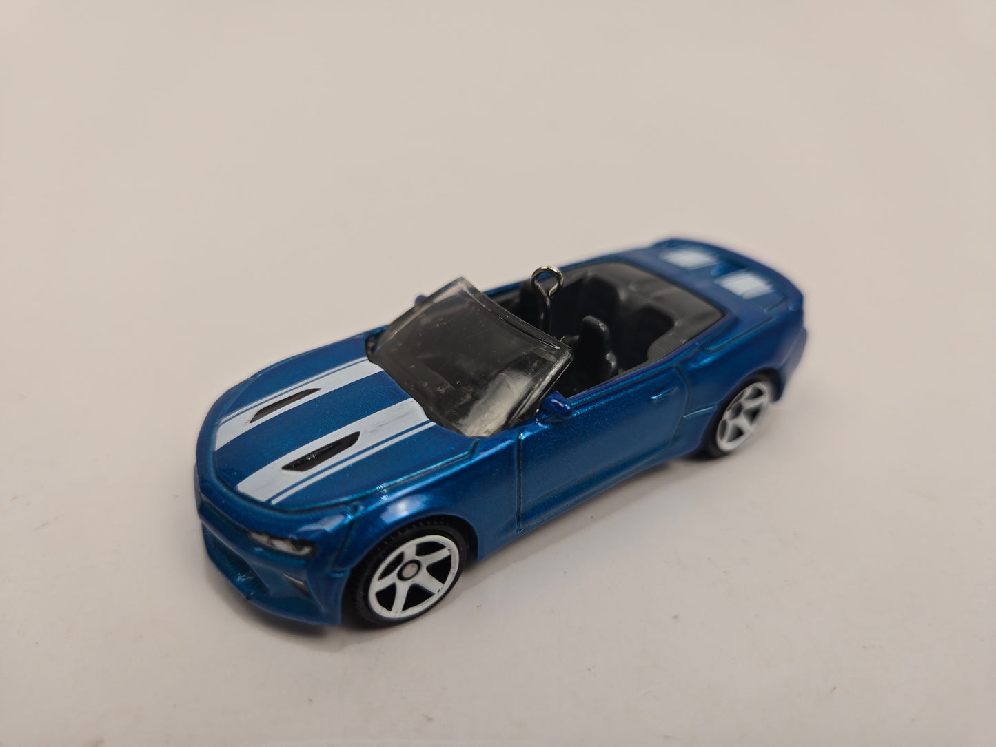 2016 Chevy Camaro Convertible Blue Christmas Ornament