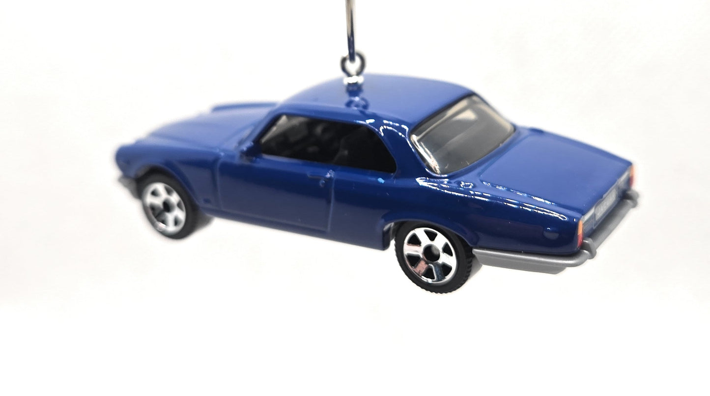 1977 Jaguar XJ6C Blue Christmas Ornament