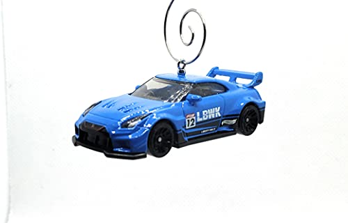 Nissan 35GT-RR Blue Christmas Ornament