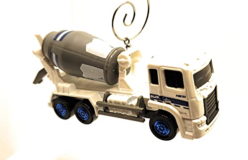 Cement Truck Construction 1:64 Christmas Ornament