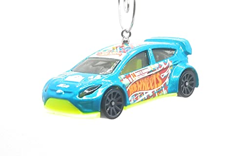 2012 Ford Fiesta Blue Christmas Ornament