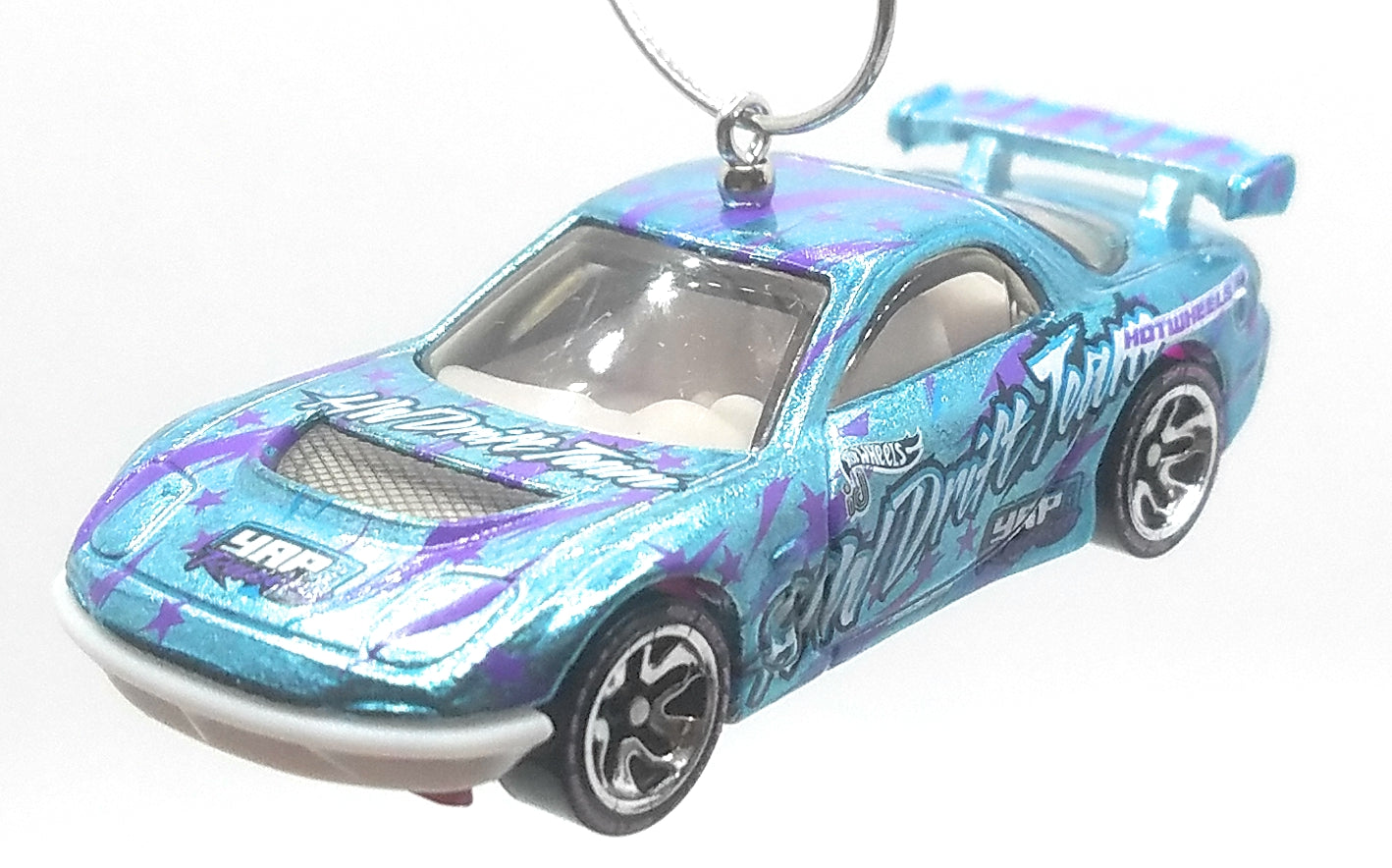 1995 Mazda RX-7 Drift Blue Purple Christmas Ornament