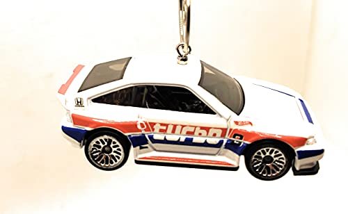1985 Honda CR-X Turbo White Christmas Ornament