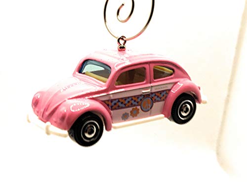 1962 Volkswagen VS Beetle Pink Christmas Ornament