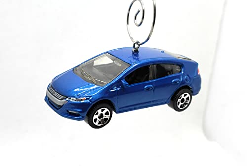 2010 Honda Insight Blue Christmas Ornament