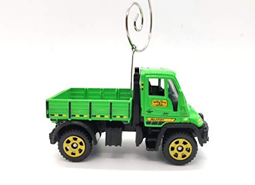 Mercedes-Benz Unimog Truck Custom Diecast Green Christmas Ornament