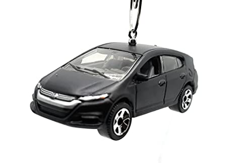 2010 Honda Insight Black Christmas Ornament