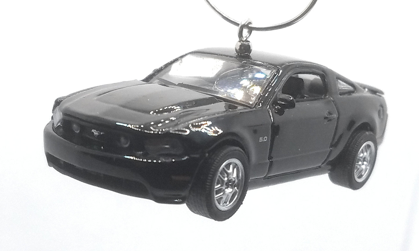 2011 Ford Mustang GT 5.0 Black Christmas Ornament