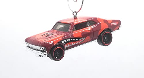 1968 Chevy Nova Red Camo Christmas Ornament