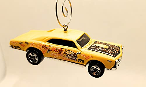 1967 Pontiac GTO Yellow Christmas Ornament