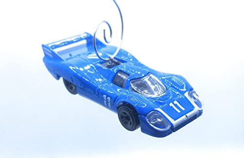 Porsche 917LH Blue Christmas Ornament