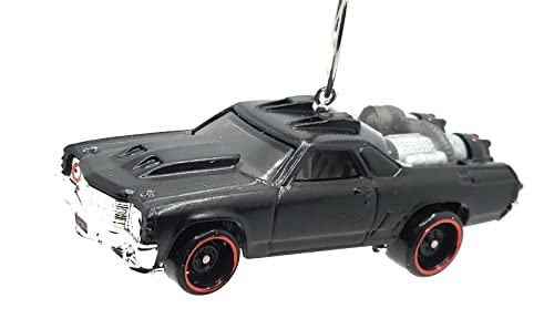 1971 Chevy El Camino Black Christmas Ornament