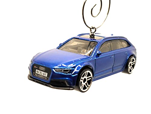 2017 for Audi RS 6 Avant Blue Christmas Ornament
