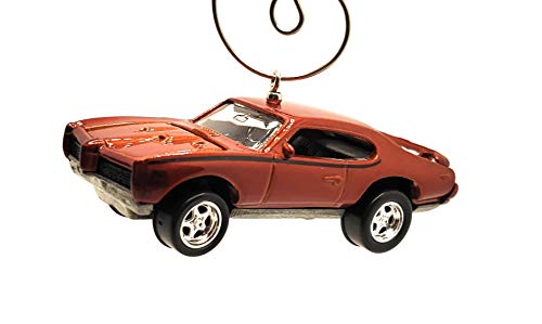 1969 Pontiac GTO Judge Red Christmas Ornament