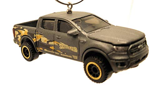2019 Ford Ranger Gray Christmas Ornament