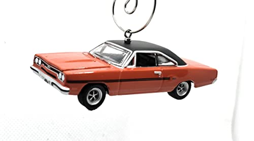 1970 Plymouth GTX Orange Rust Christmas Ornament