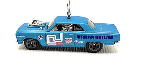 1964 Chevy Chevelle Christmas Ornament 1:64 Blue