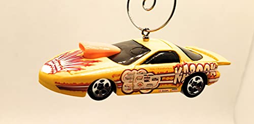 Pro Stock Firebird Dragster Yellow Christmas Ornament